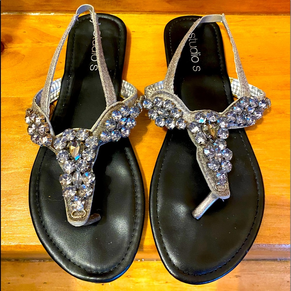New rhinestone sandals